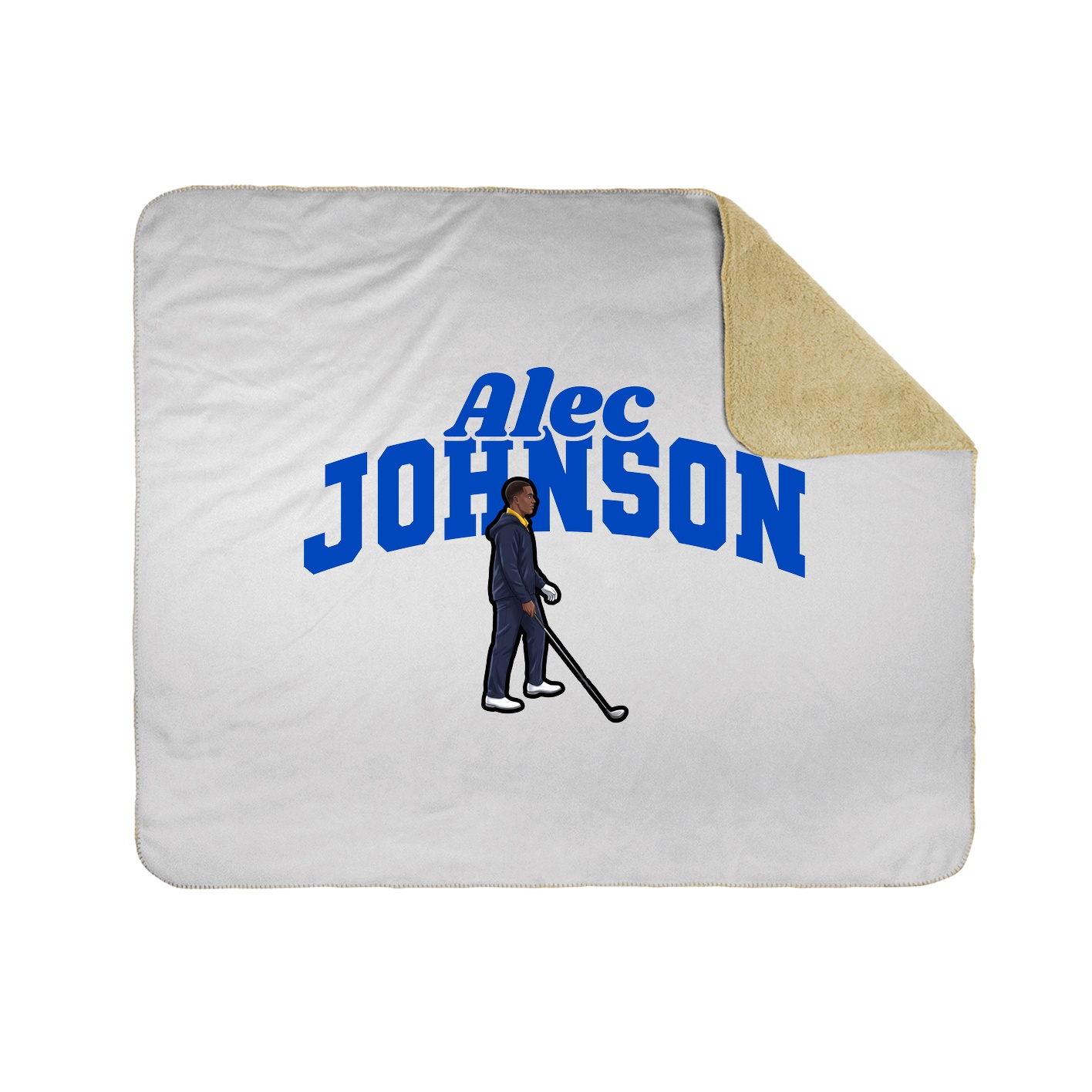 Throw Blanket — Signature Arch in White
