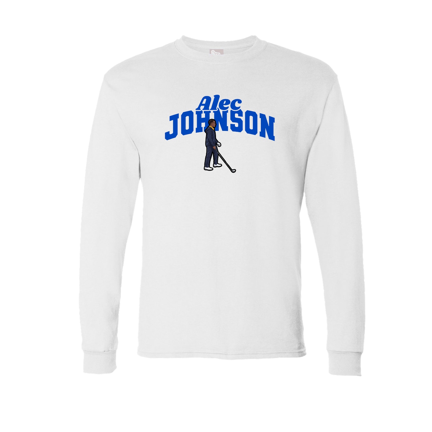 Long Sleeve Tee — Signature Arch in White