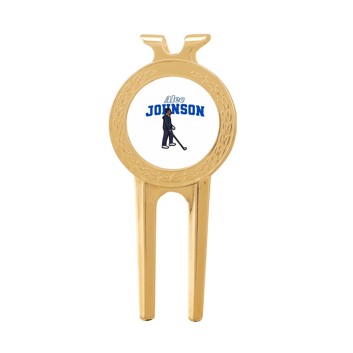 Divot Tool with Ball Marker — Name Arch in Classic