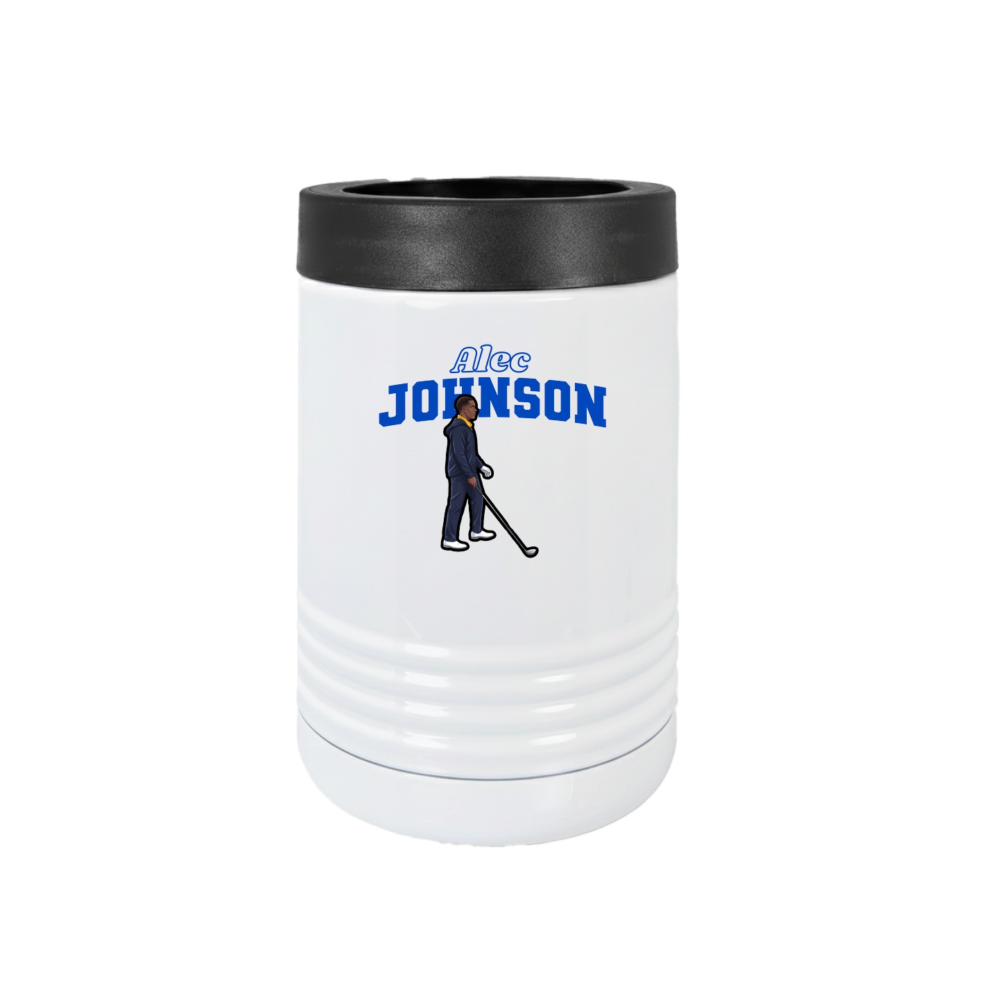 Beverage Holder — Name Arch in White