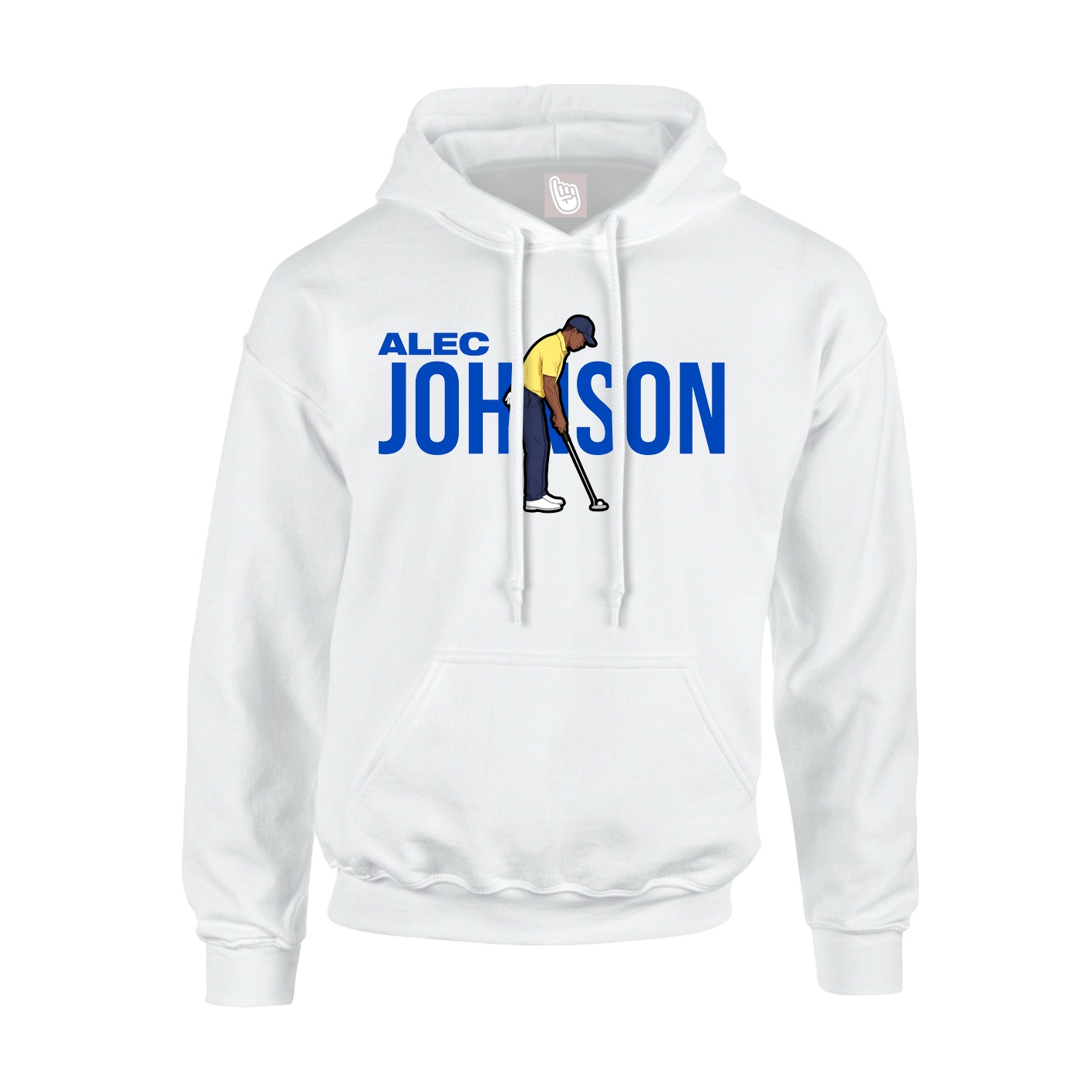 Youth Hoodie — Player Name in White