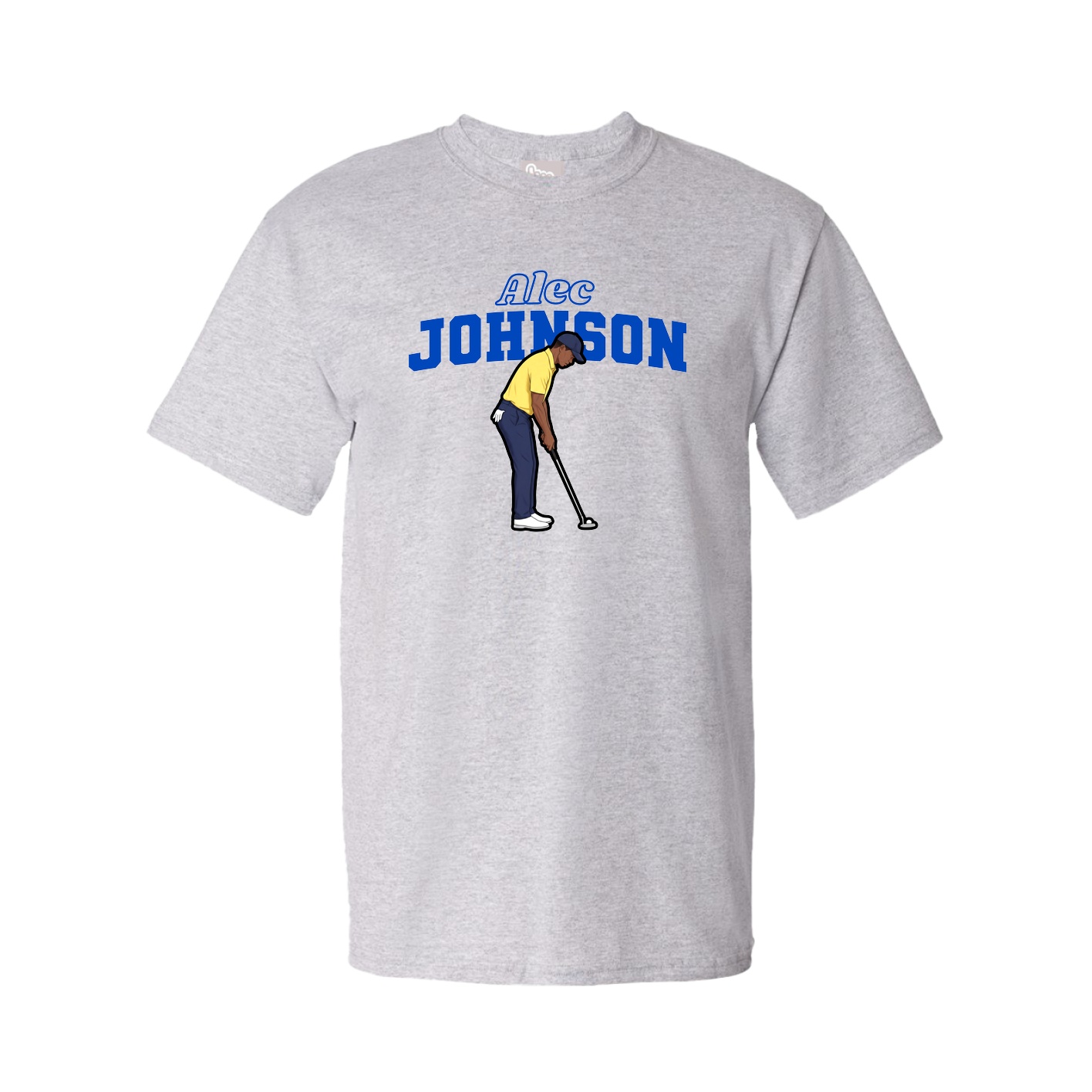 Tee — Name Arch in Grey