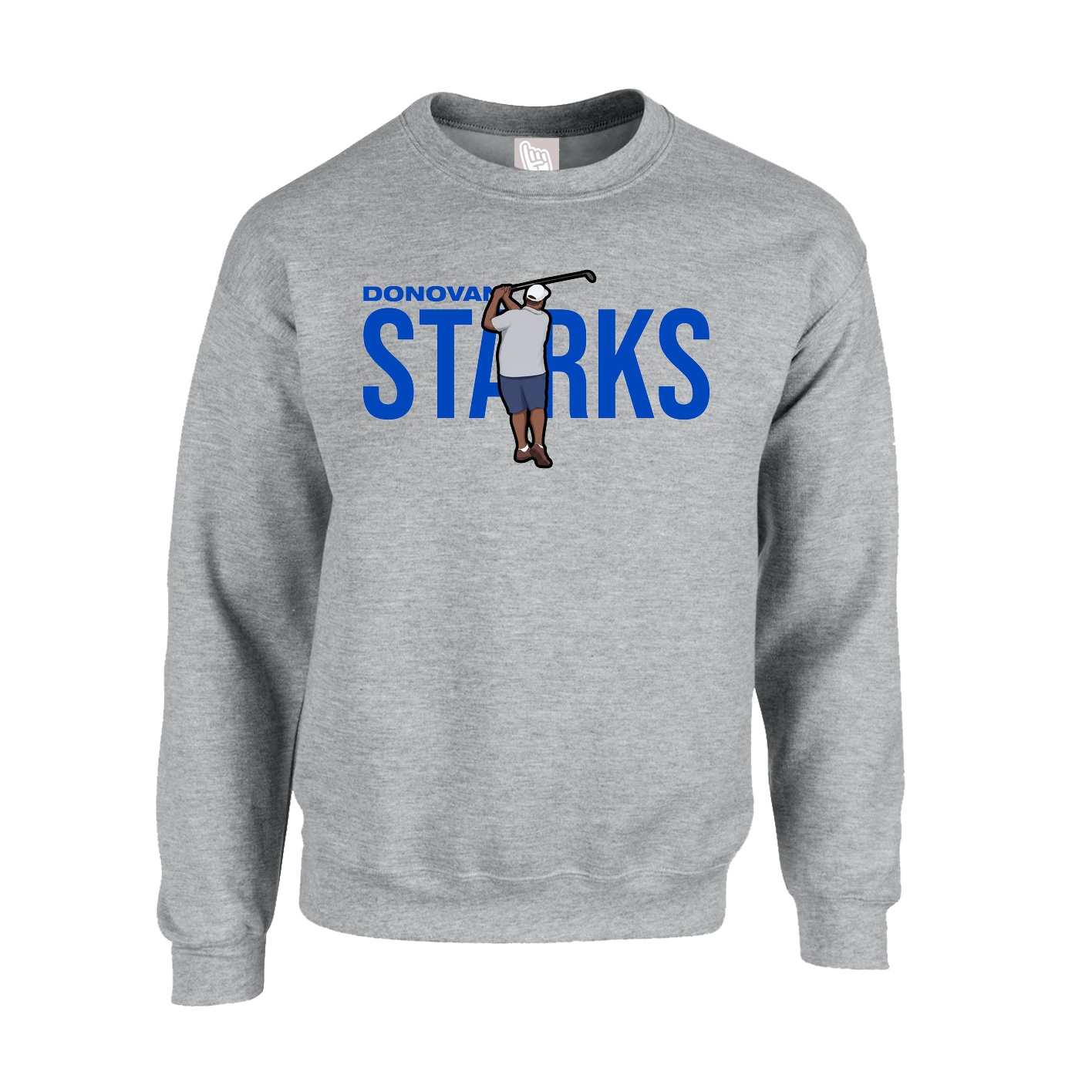 Fleece Crew — Player Name in Grey