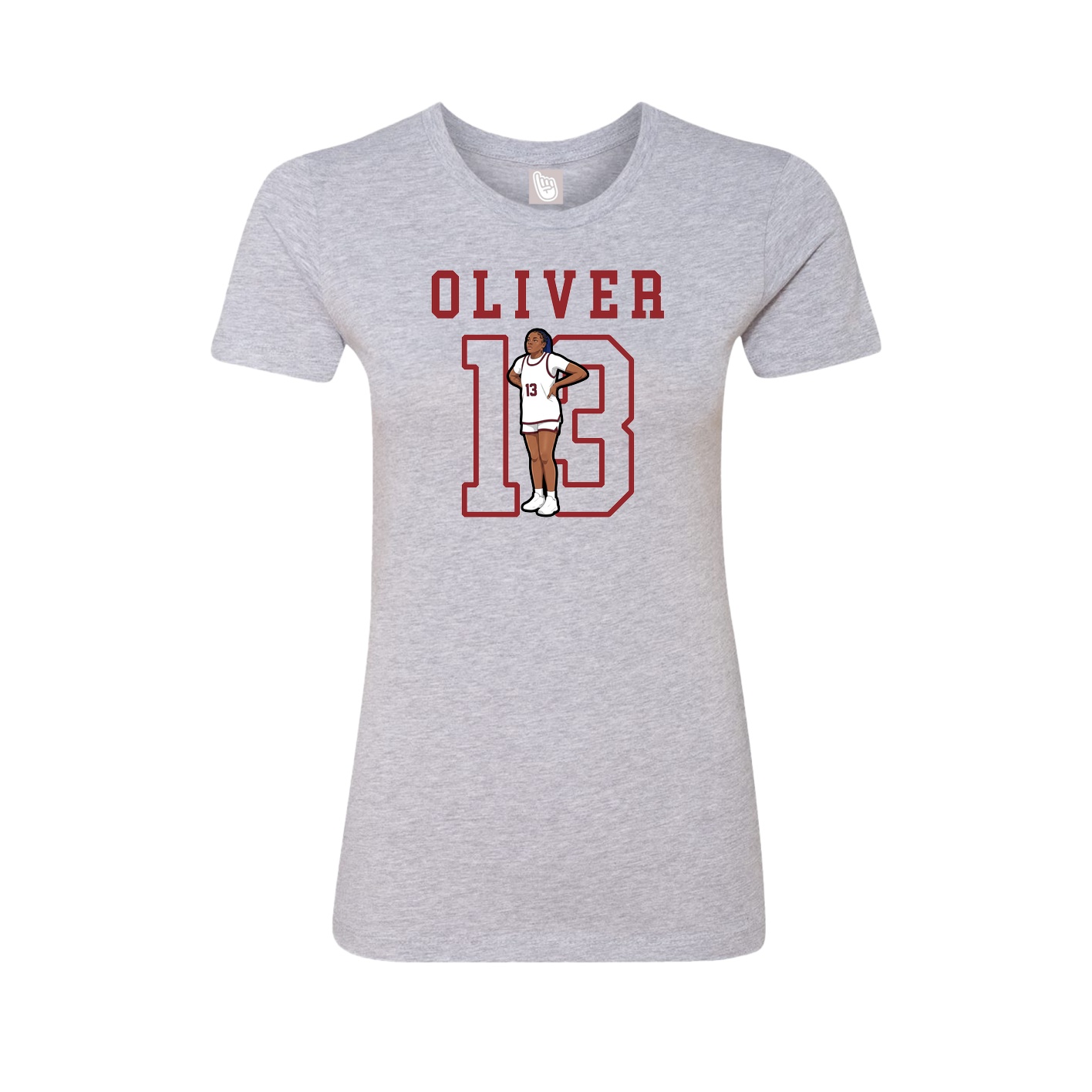 Fitted Women's Tee — Shirsey in Grey