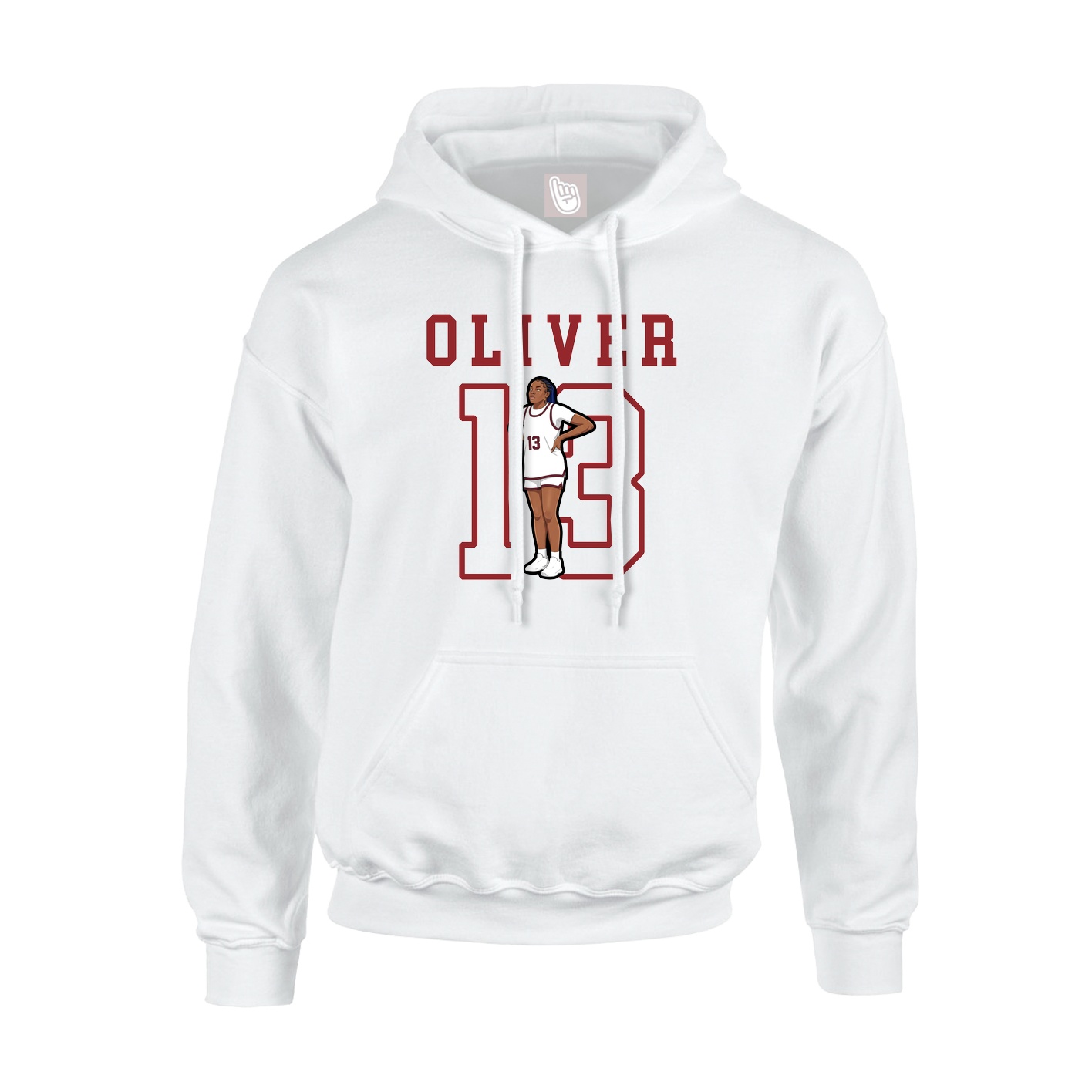 Hoodie — Shirsey in White