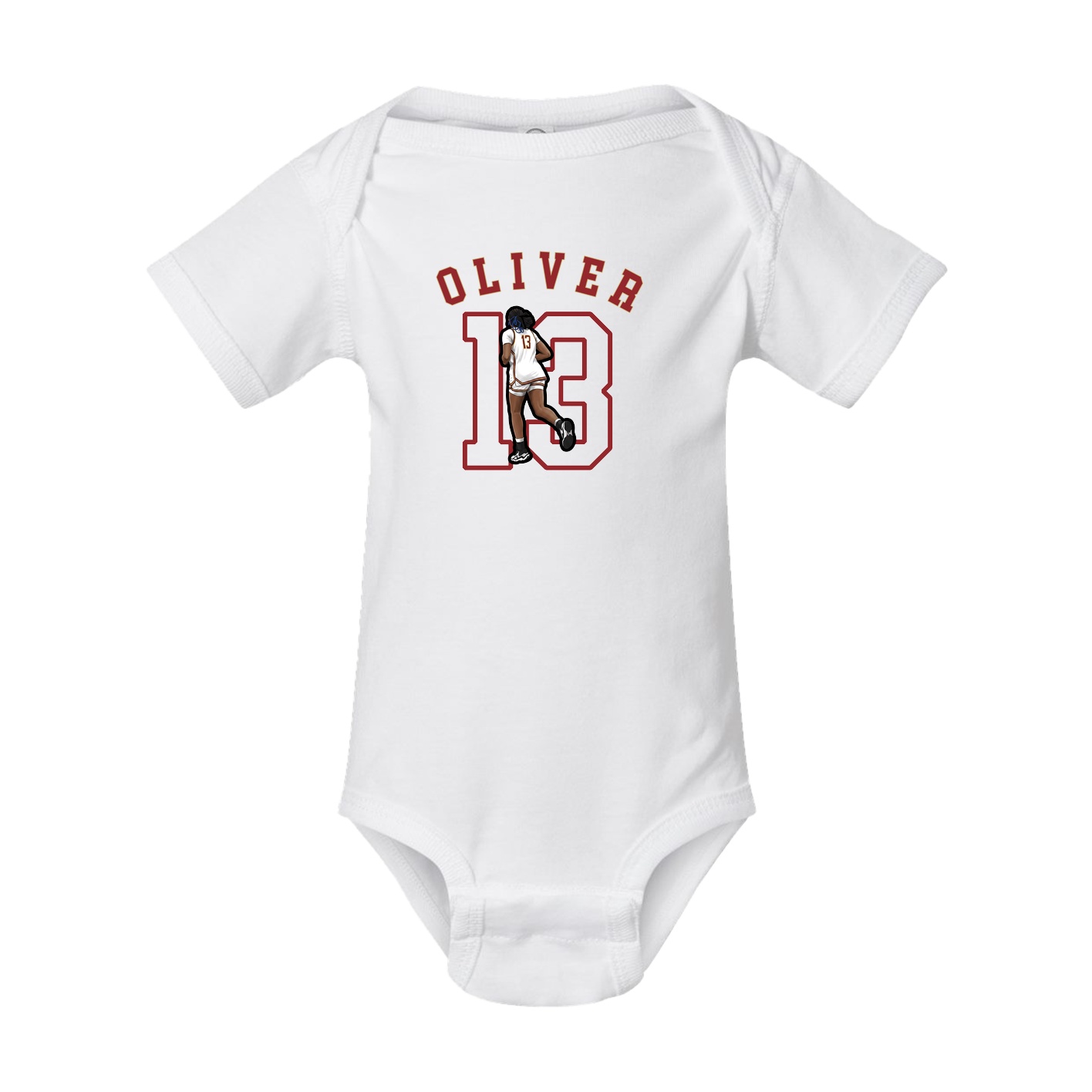 Baby Onesie — Shirsey Arch in White