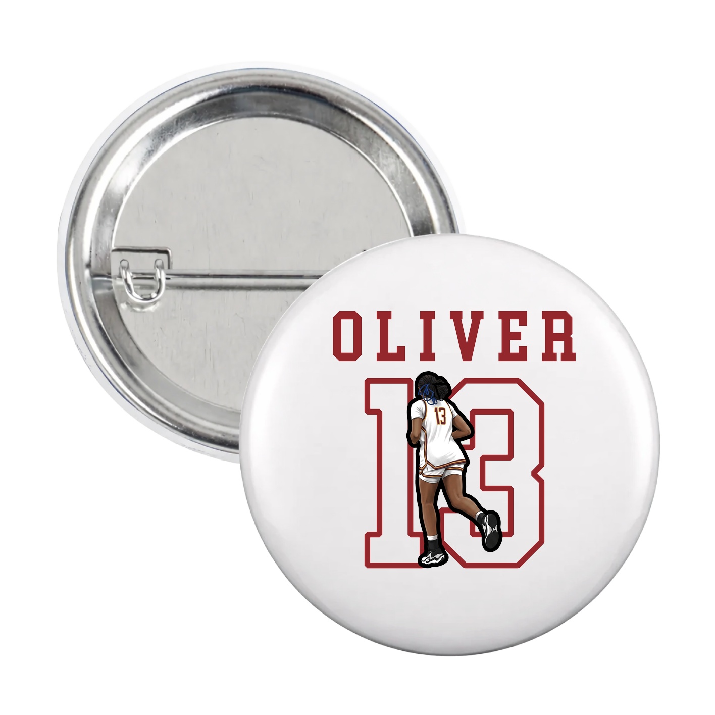 Game Day Button — Shirsey in White
