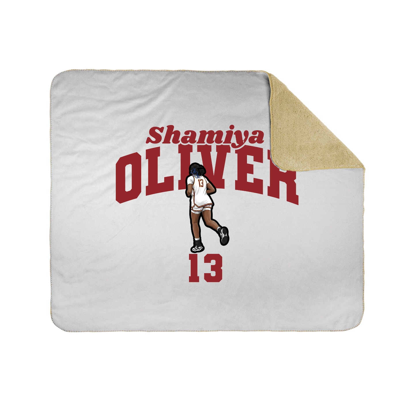 Throw Blanket — Signature Arch in White
