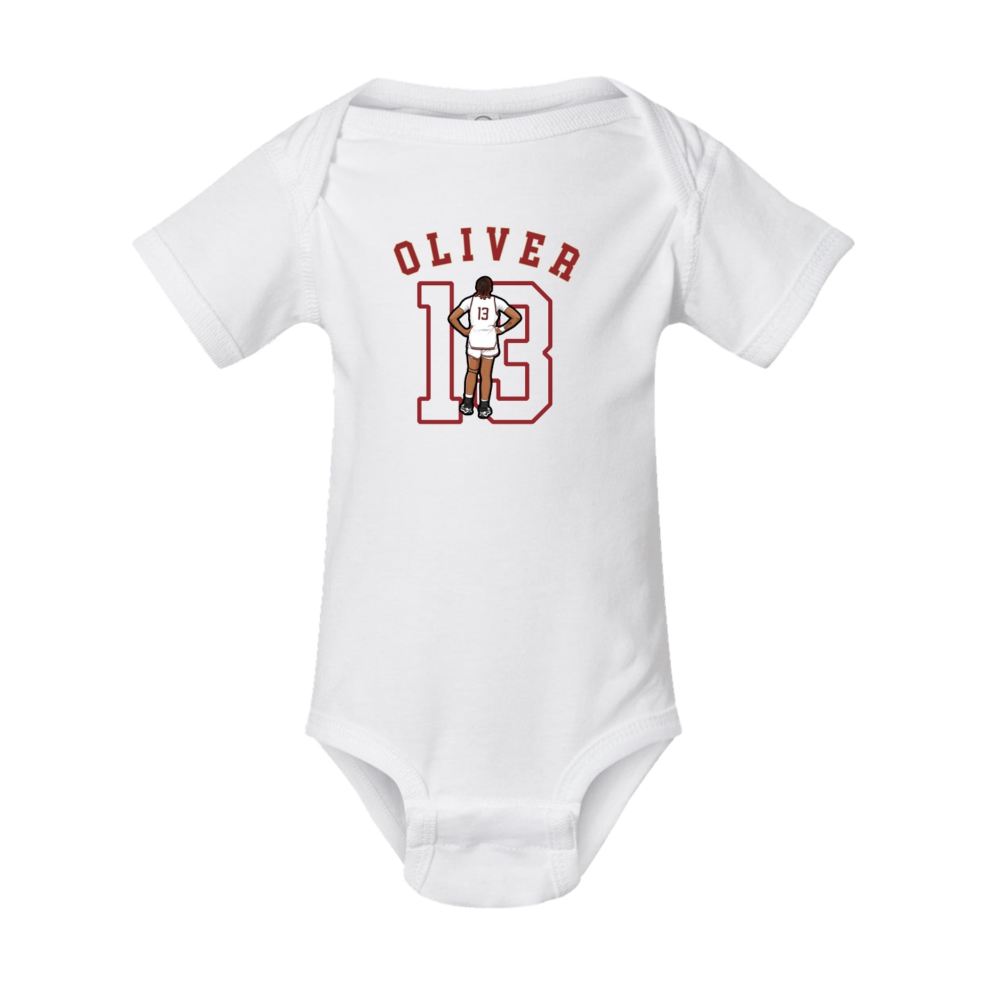 Baby Onesie — Shirsey Arch in White