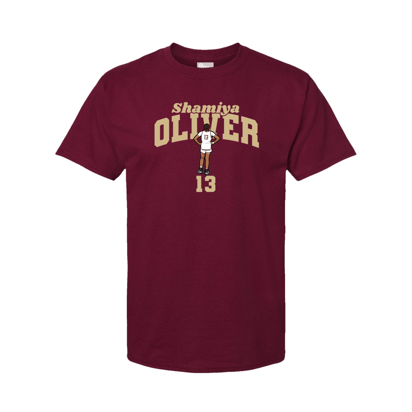 Youth Tee — Signature Arch in Cardinal