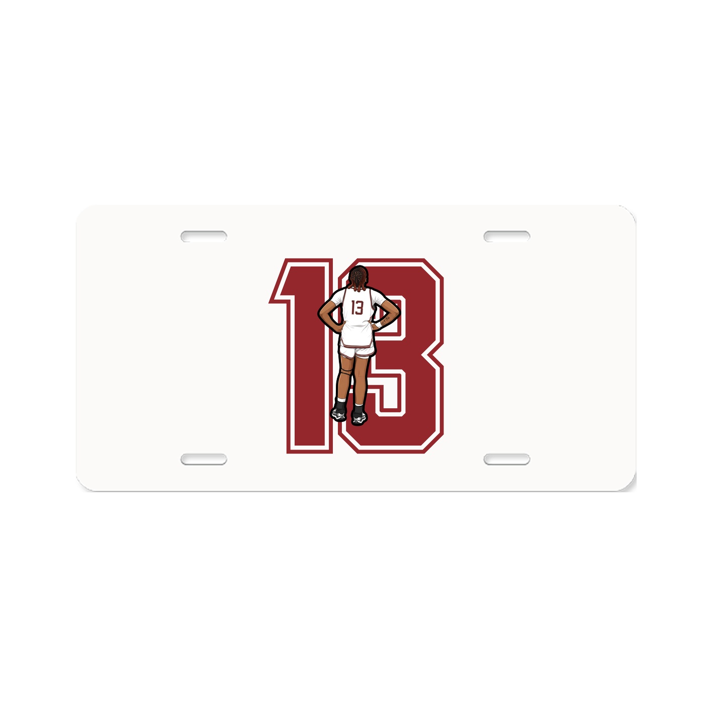 License Plate — Number in Classic