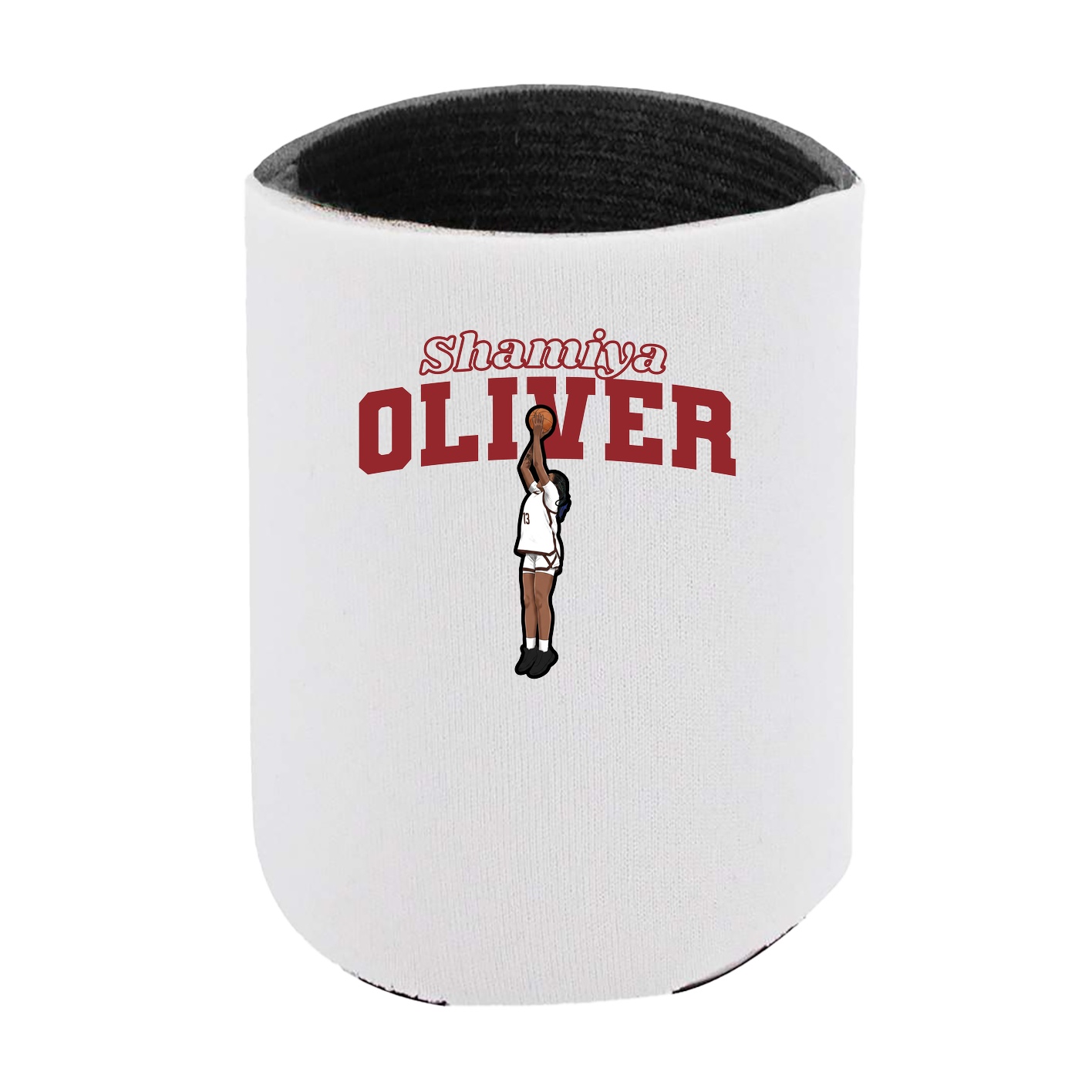 Can Holder — Name Arch in White