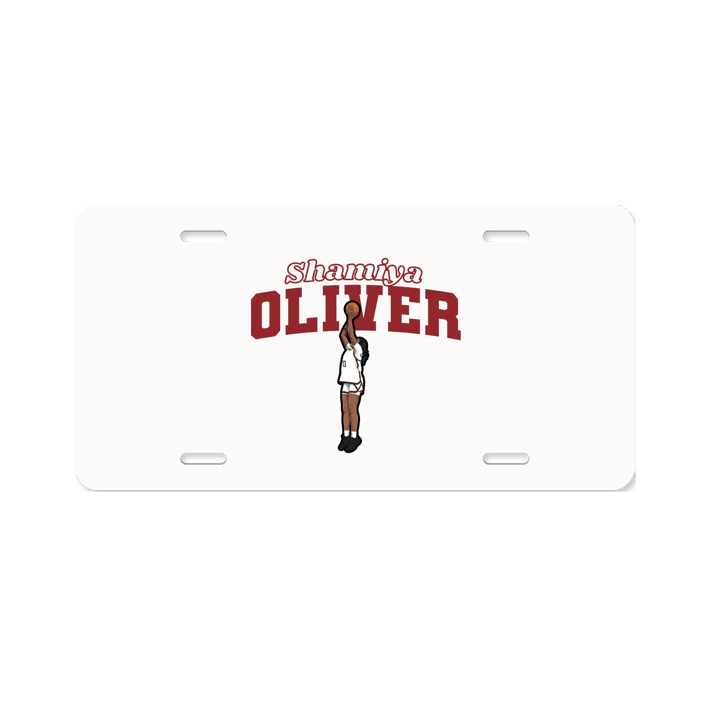 License Plate — Name Arch in Classic
