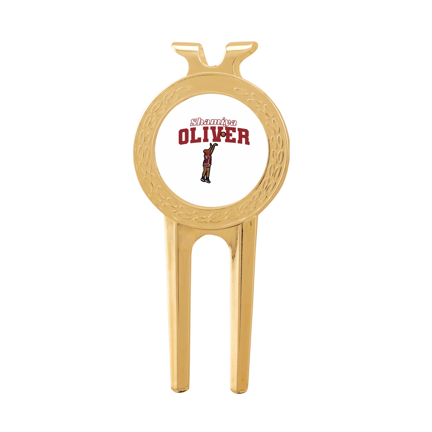 Divot Tool with Ball Marker — Name Arch in Classic