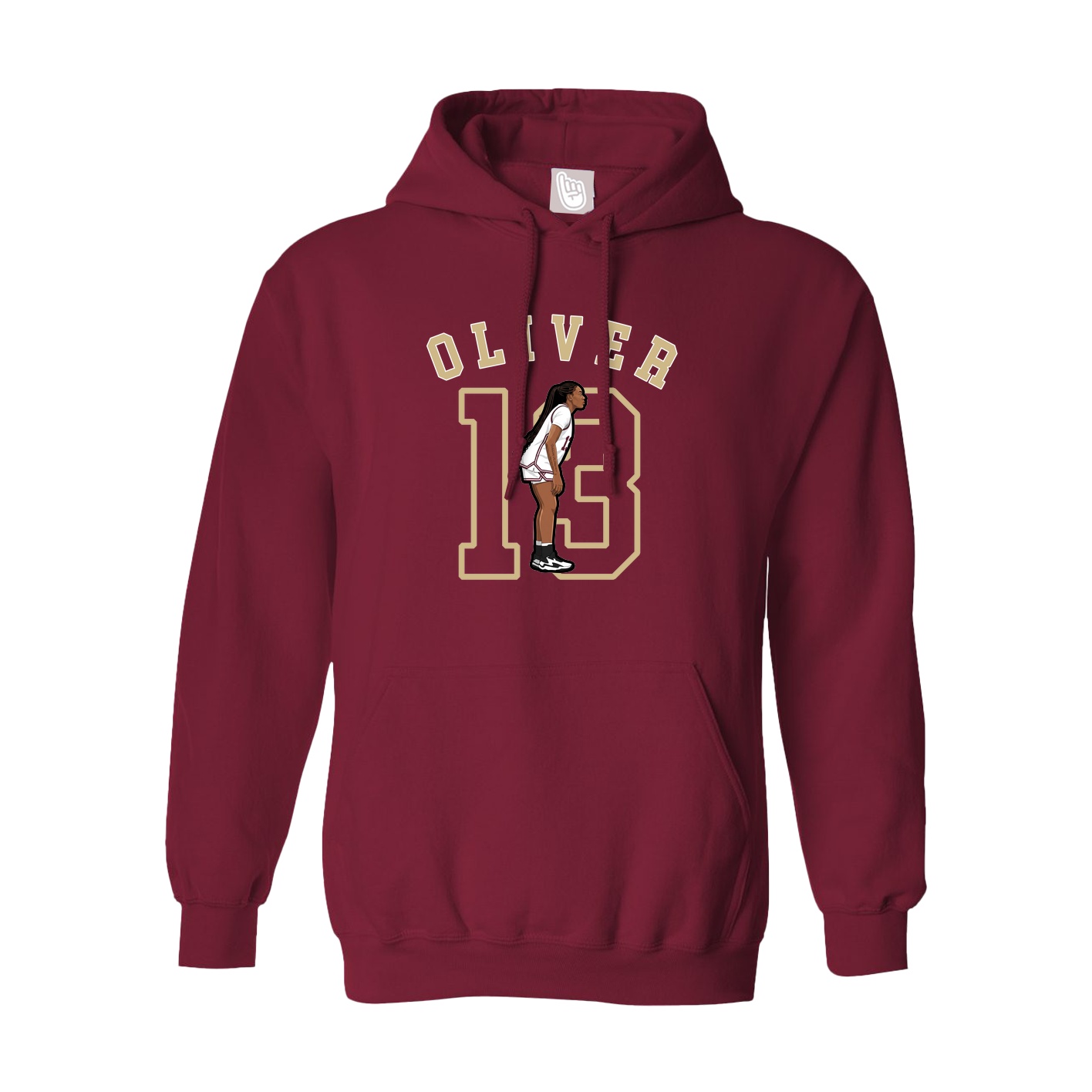 Hoodie — Shirsey Arch in Cardinal