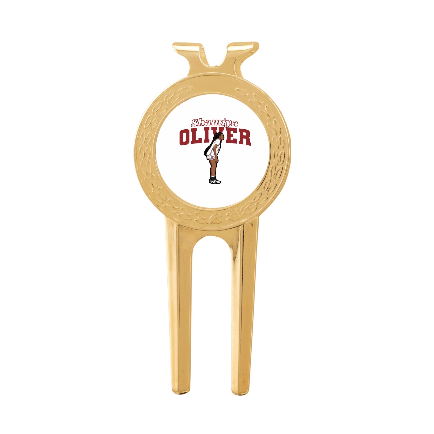 Divot Tool with Ball Marker — Name Arch in Classic