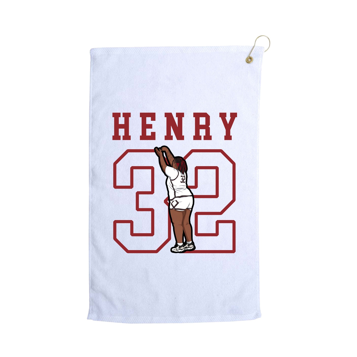 Golf Towel — Shirsey in White