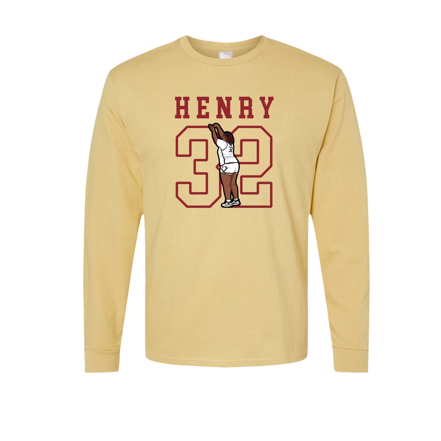 Long Sleeve Tee — Shirsey in Vegas Gold