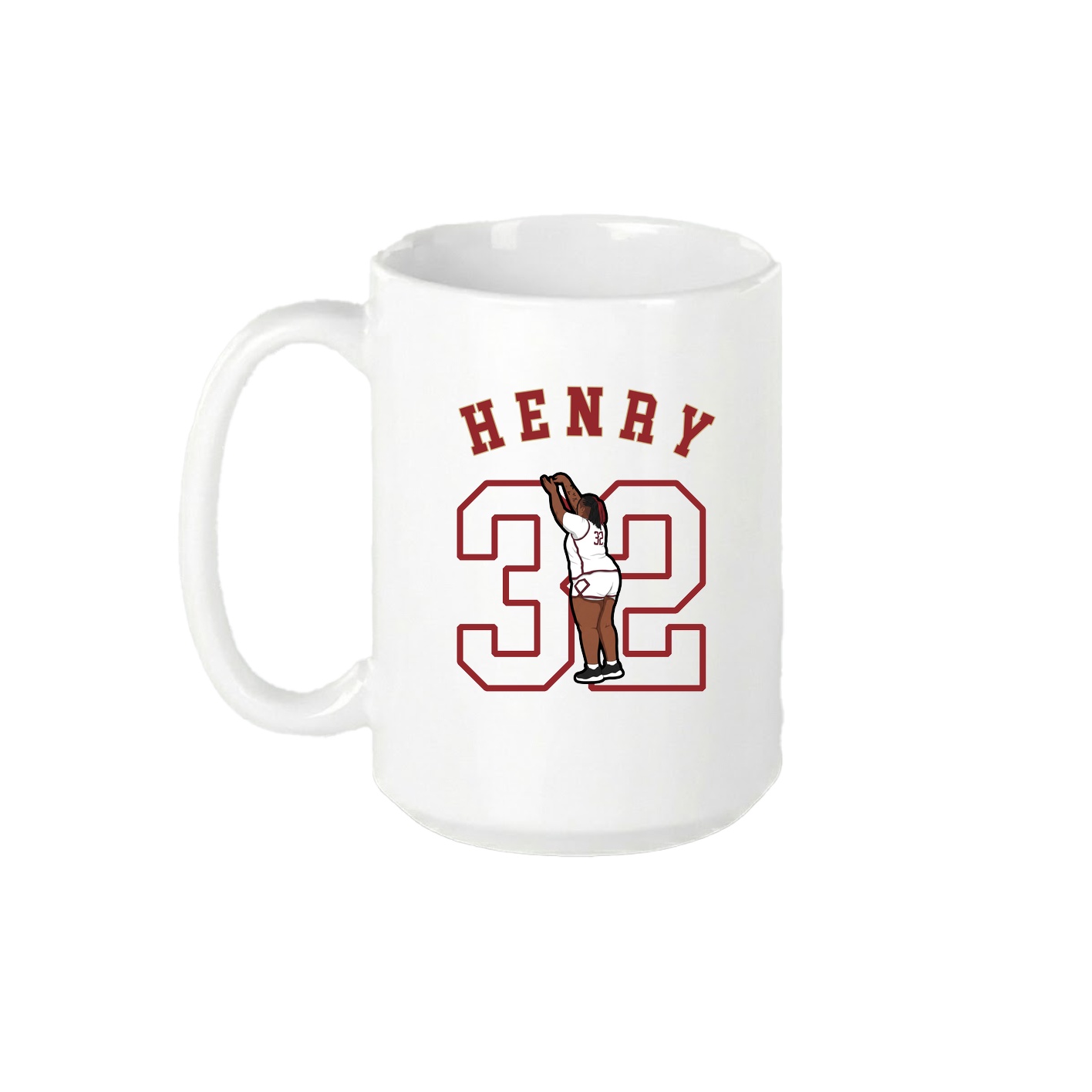 15oz Coffee Mug — Shirsey Arch in White