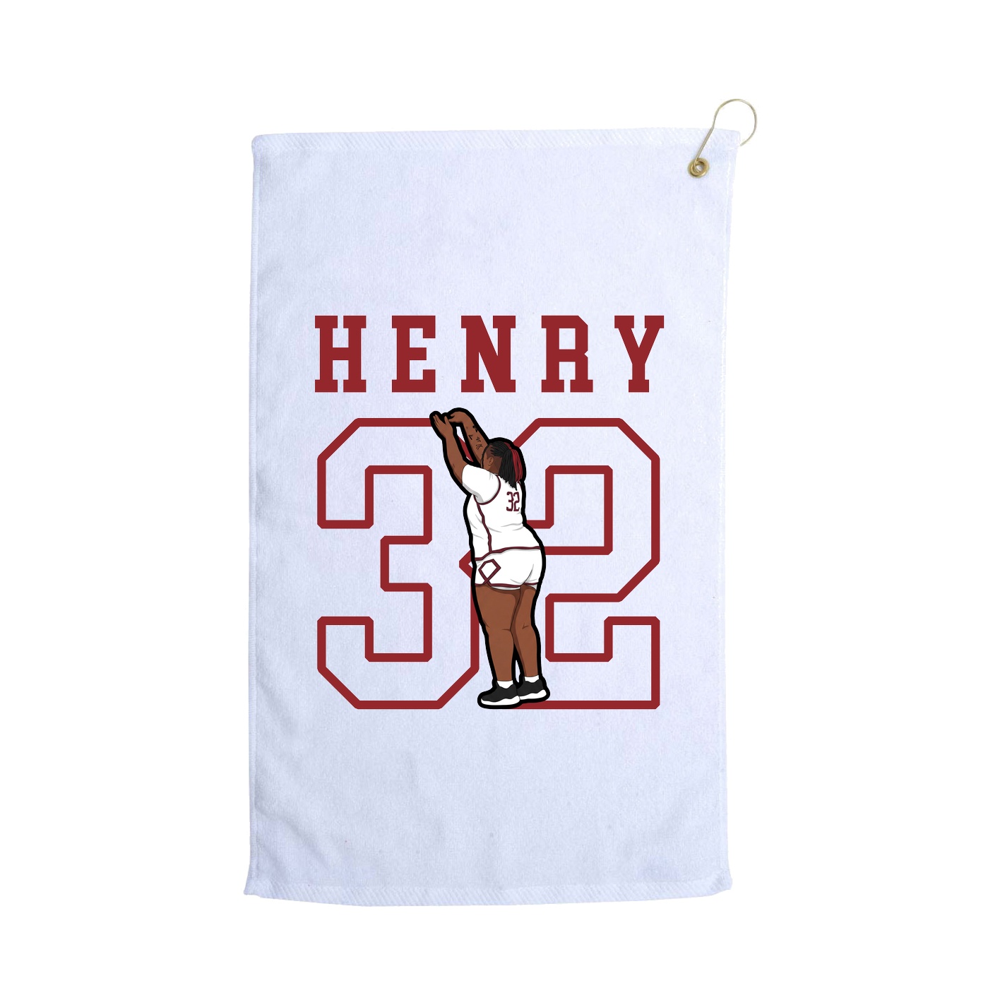 Golf Towel — Shirsey in White