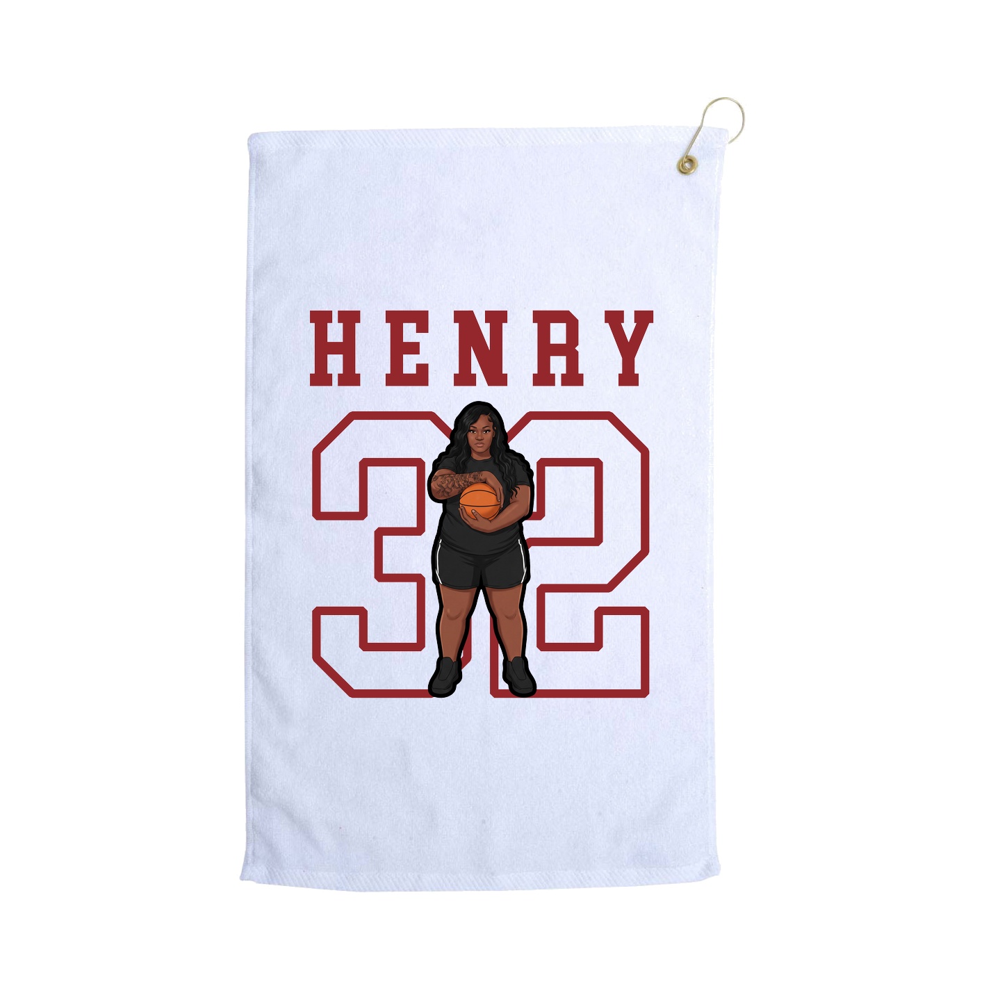 Golf Towel — Shirsey in White