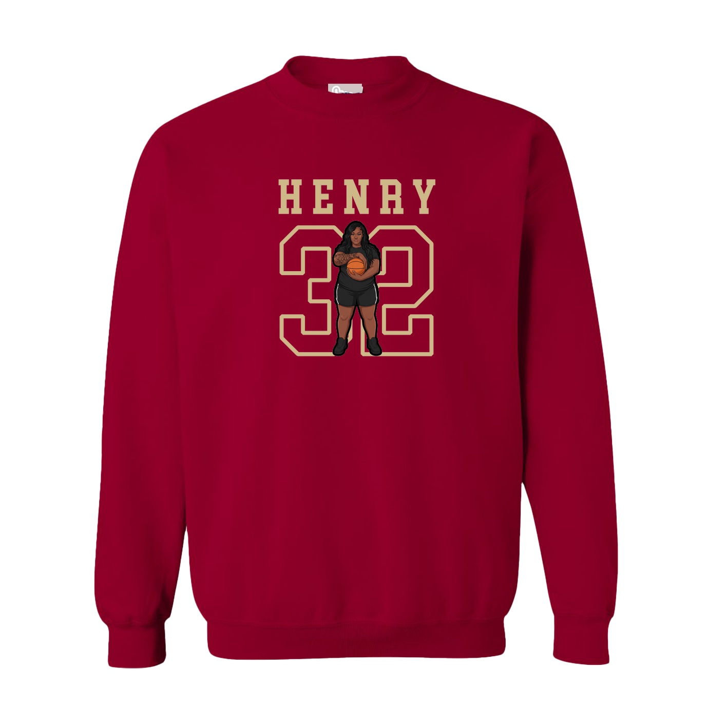 Fleece Crew — Shirsey in Cardinal