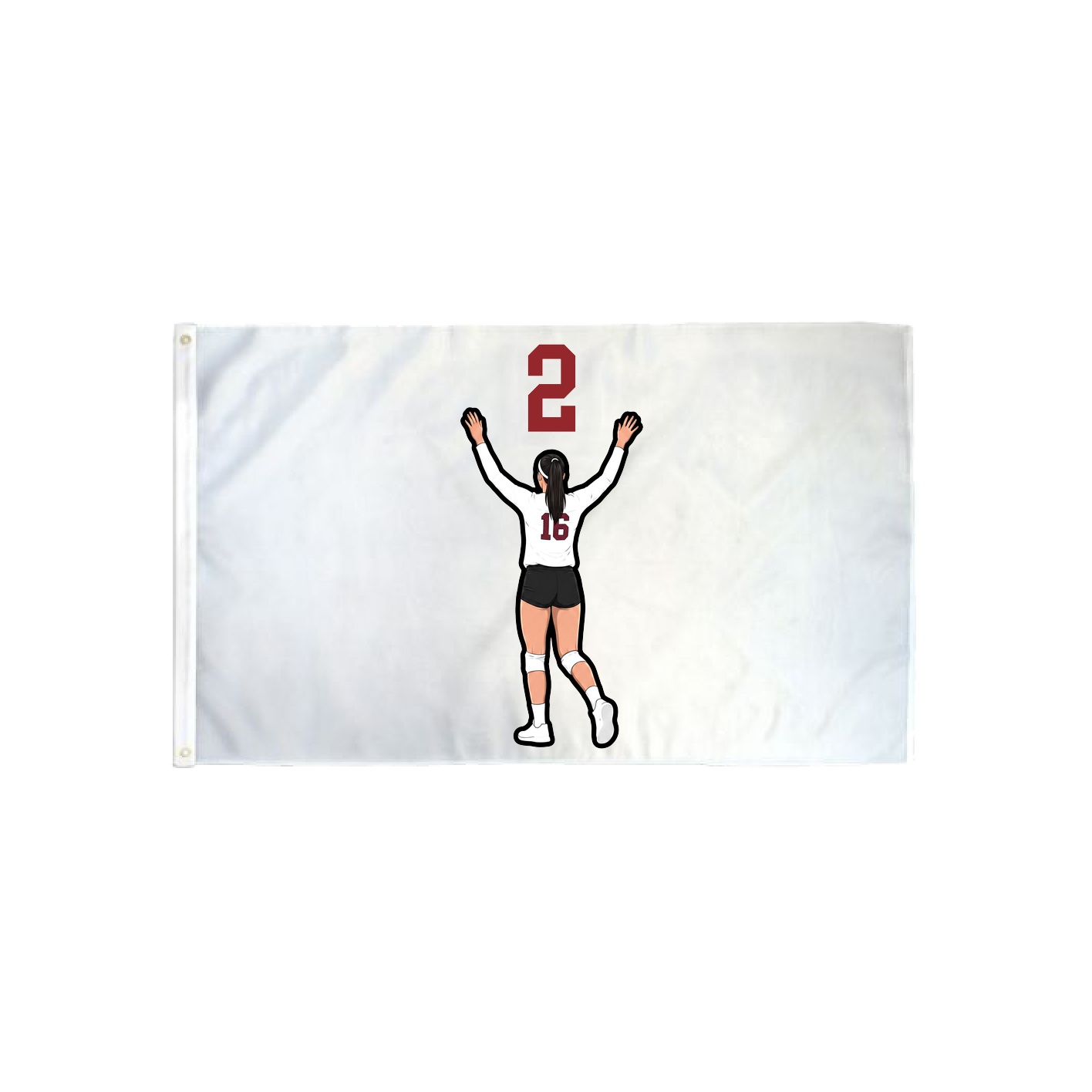 3x5 Flag — Number Top in Classic