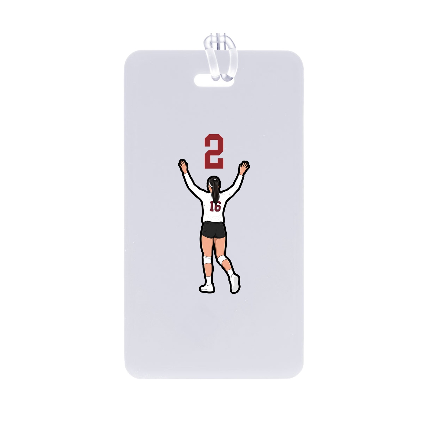Bag Tag — Number Top in Classic