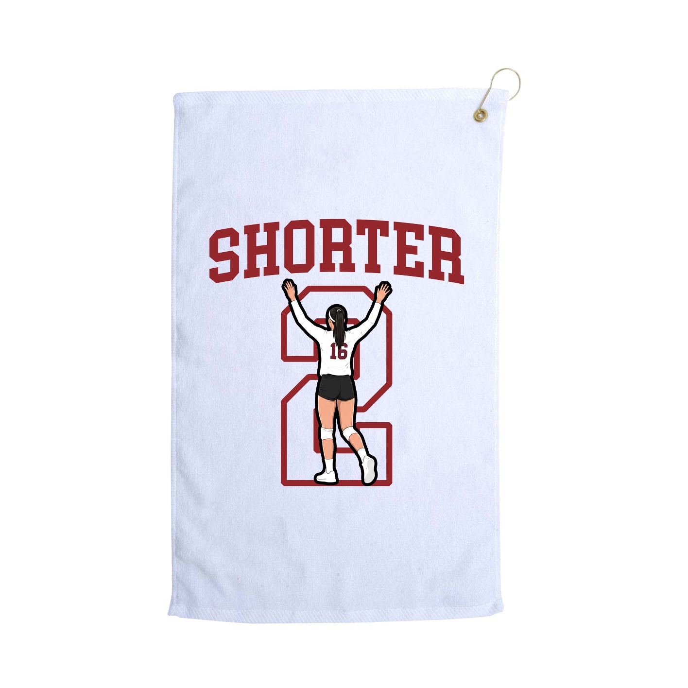 Golf Towel — Shirsey in White
