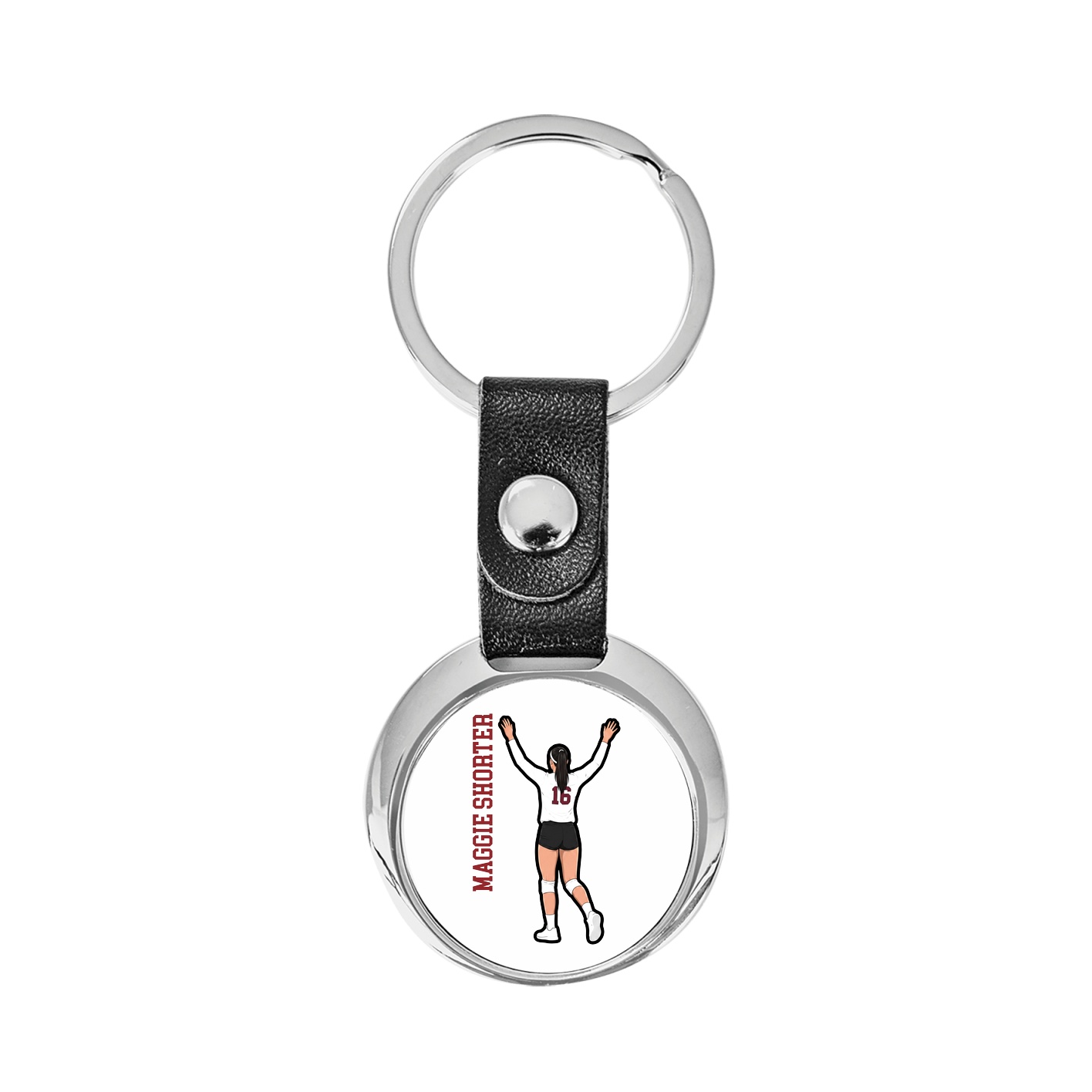 Key Chain — Name Vertical in Classic