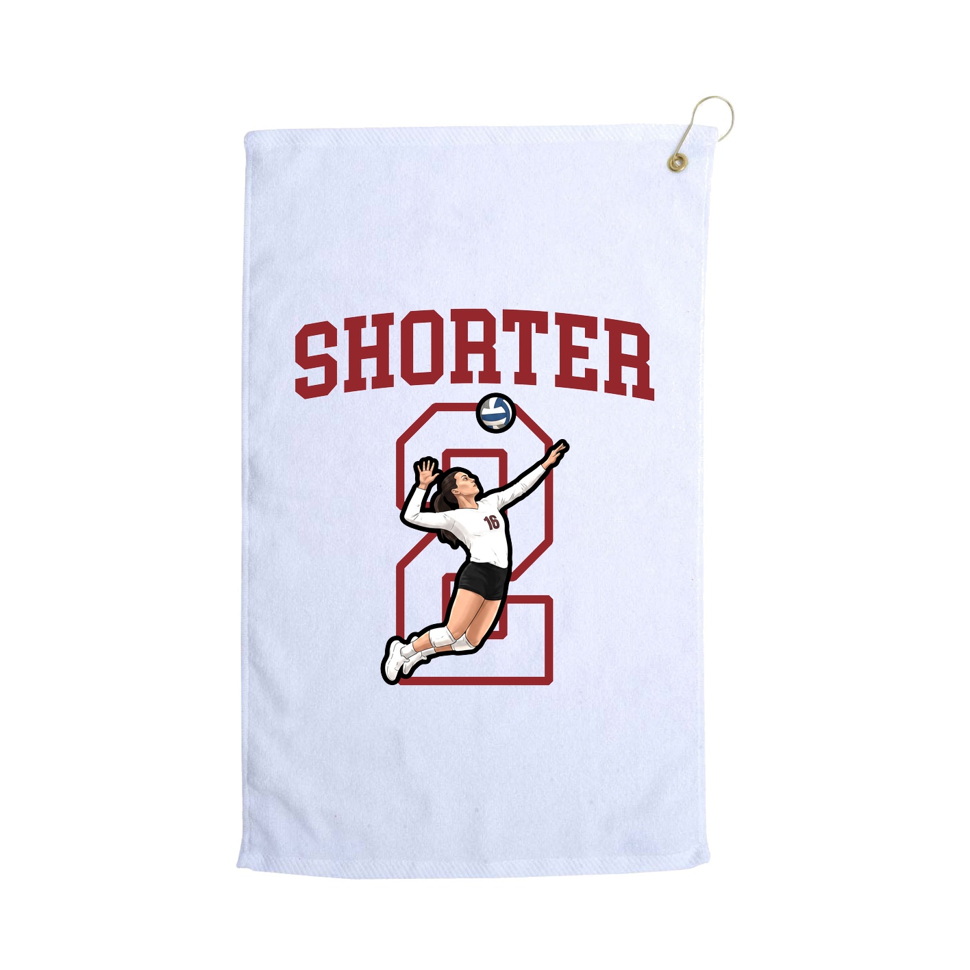 Golf Towel — Shirsey in White