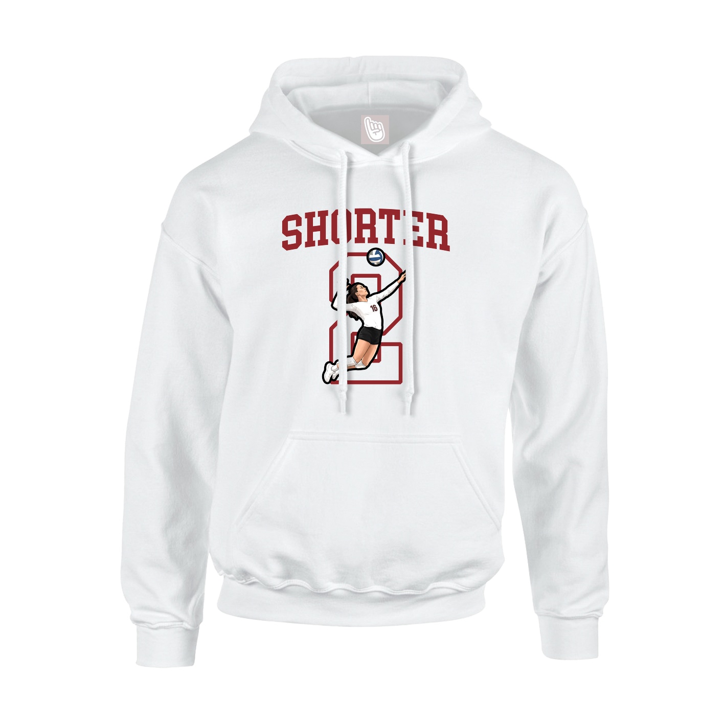 Hoodie — Shirsey in White
