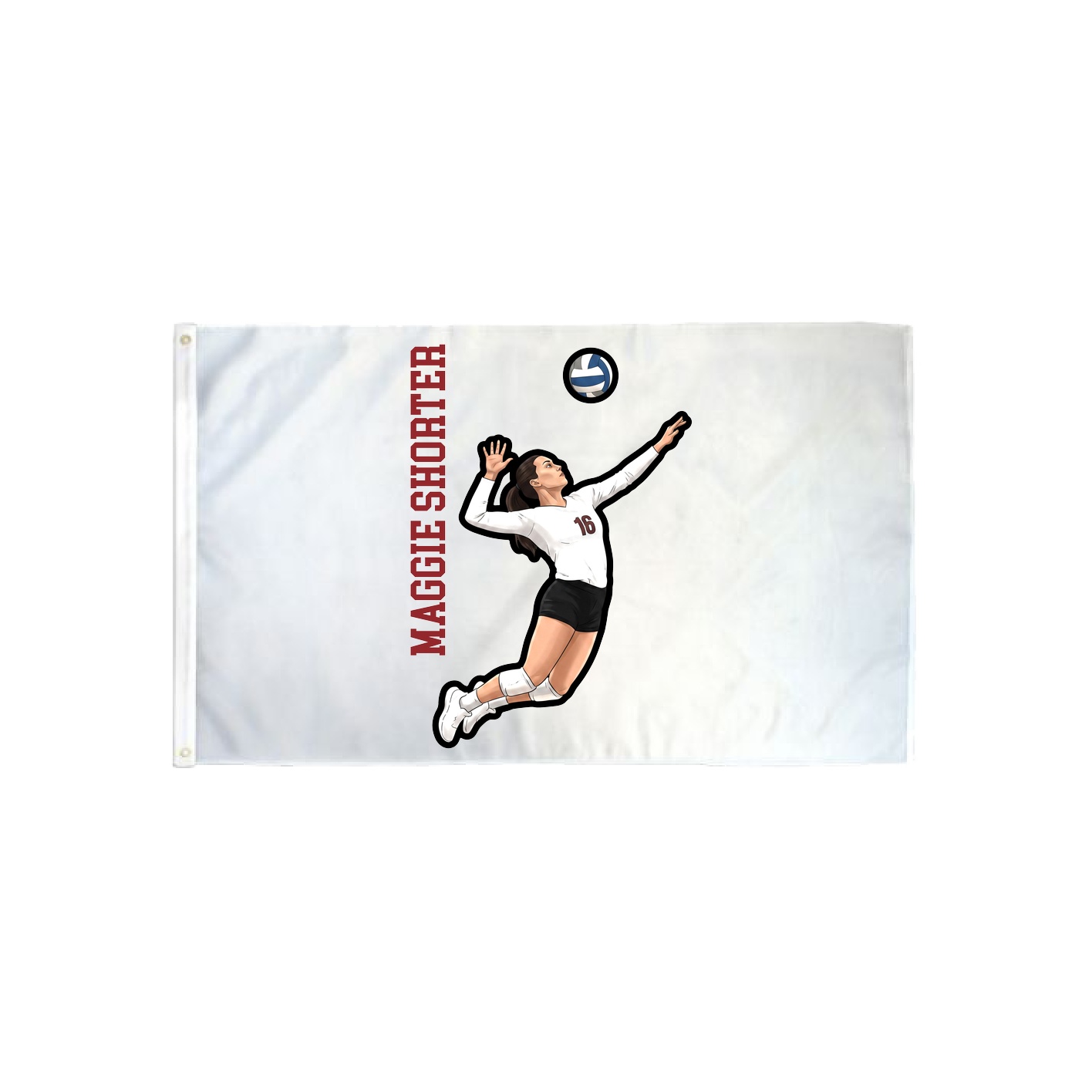 3x5 Flag — Name Vertical in Classic