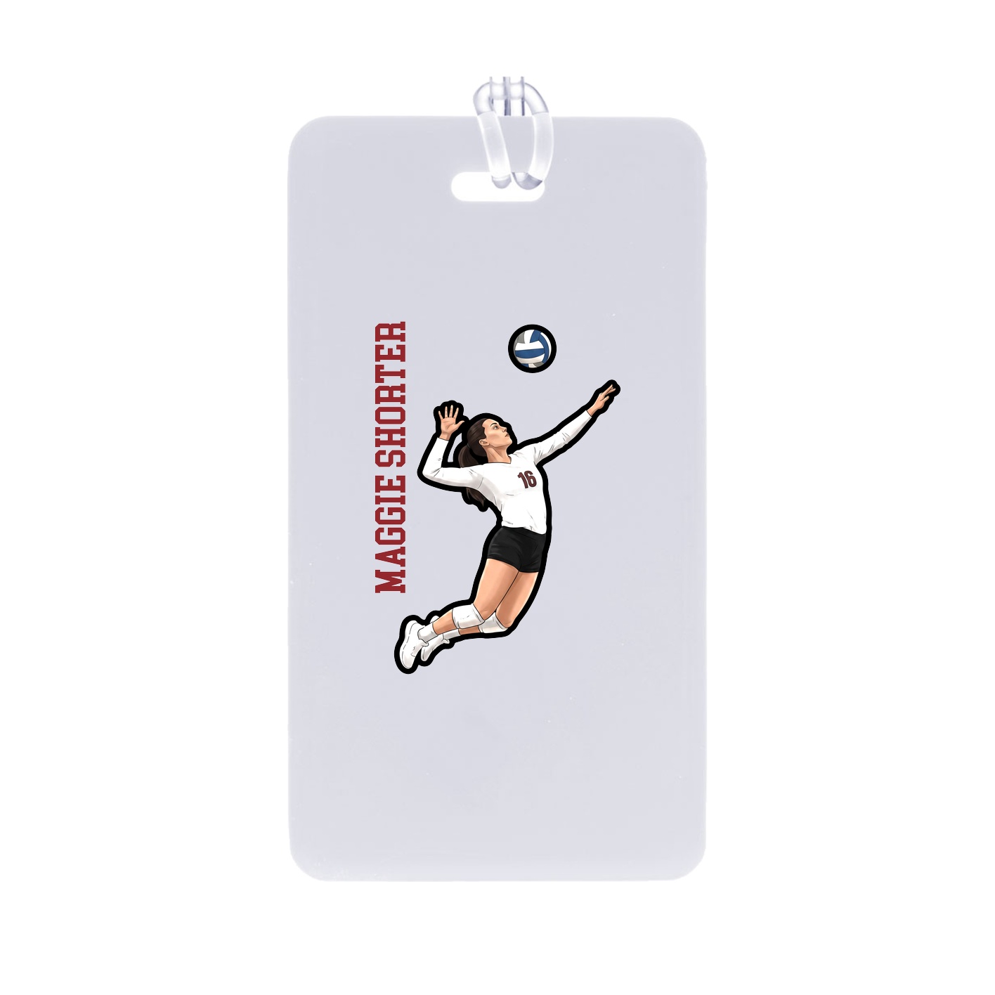 Bag Tag — Name Vertical in Classic