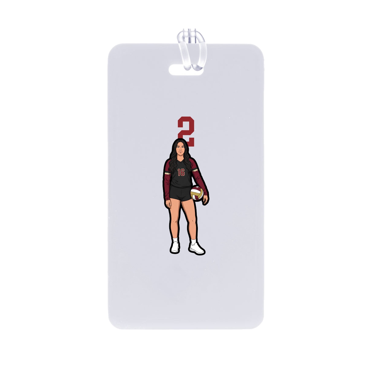 Bag Tag — Number Top in Classic