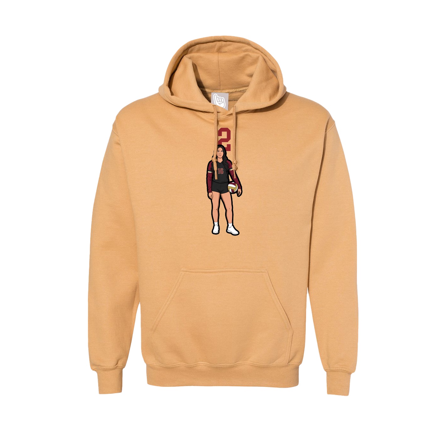 Hoodie — Number Top in Vegas Gold