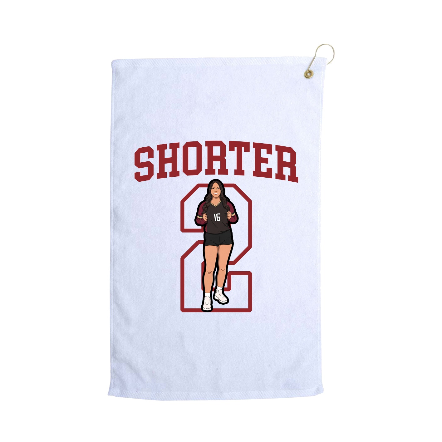 Golf Towel — Shirsey in White