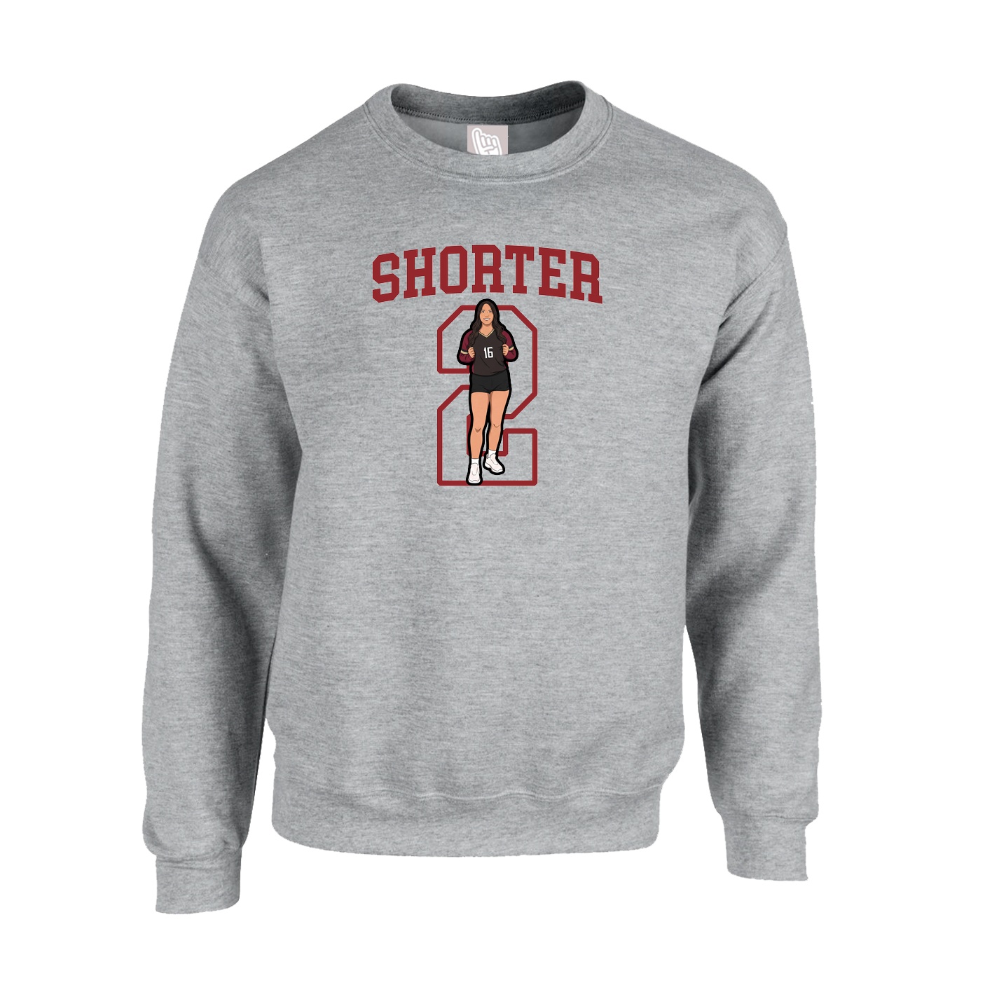 Fleece Crew — Shirsey in Grey