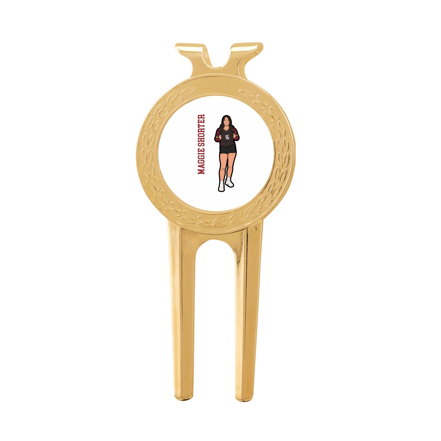 Divot Tool with Ball Marker — Name Vertical in Classic