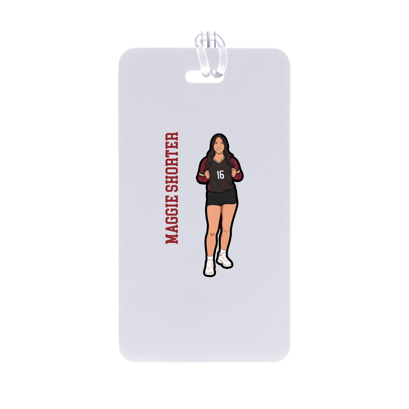 Bag Tag — Name Vertical in Classic