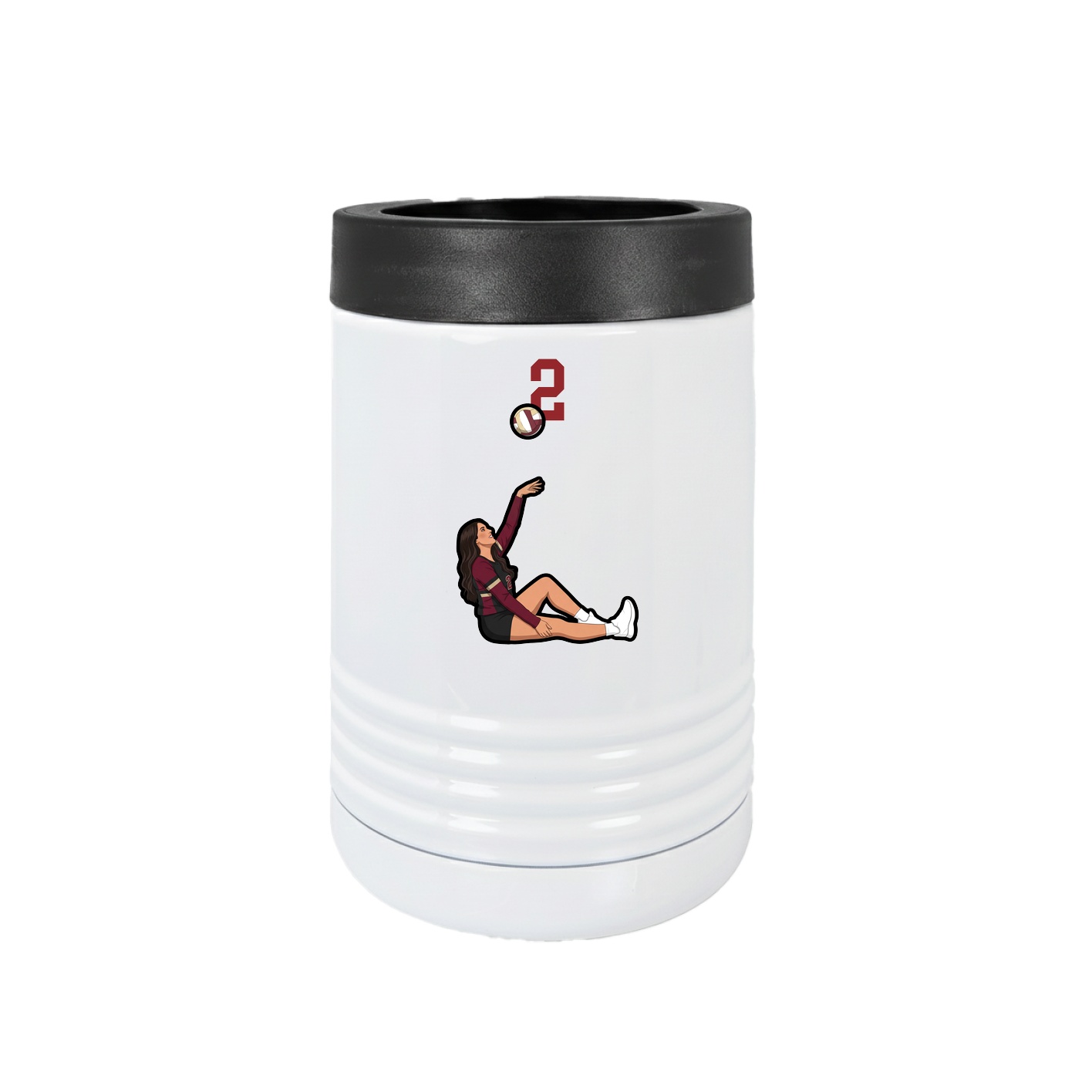 Beverage Holder — Number Top in White