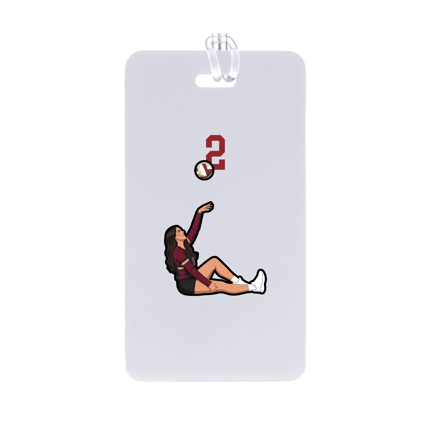 Bag Tag — Number Top in Classic