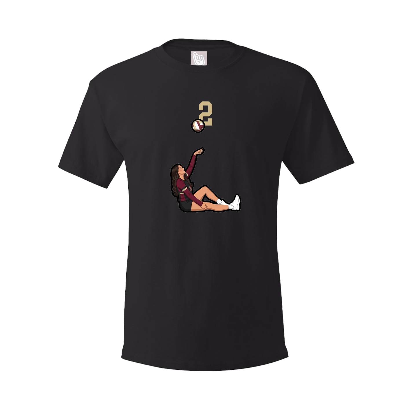 Tee — Number Top in Black