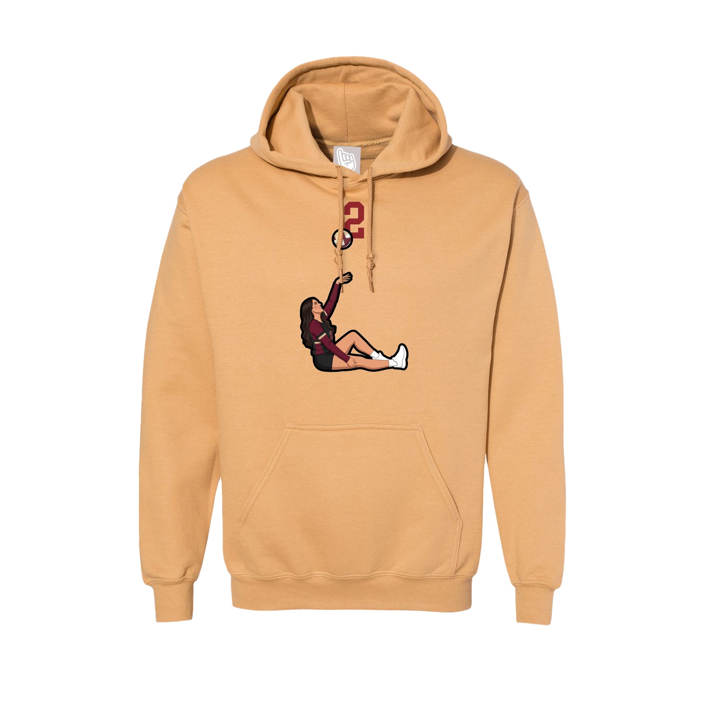 Hoodie — Number Top in Vegas Gold