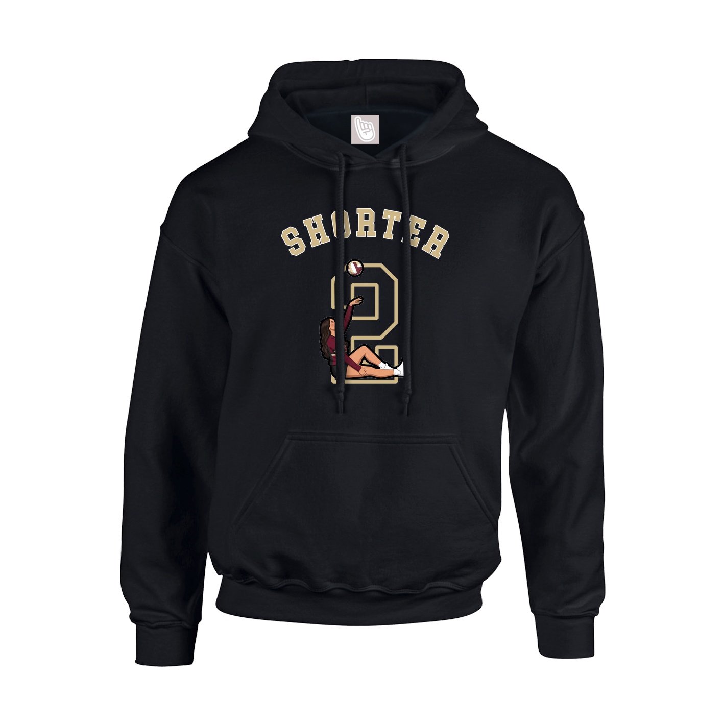 Youth Hoodie — Shirsey Arch in Black