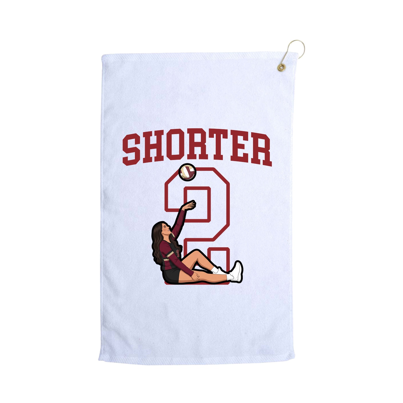 Golf Towel — Shirsey in White
