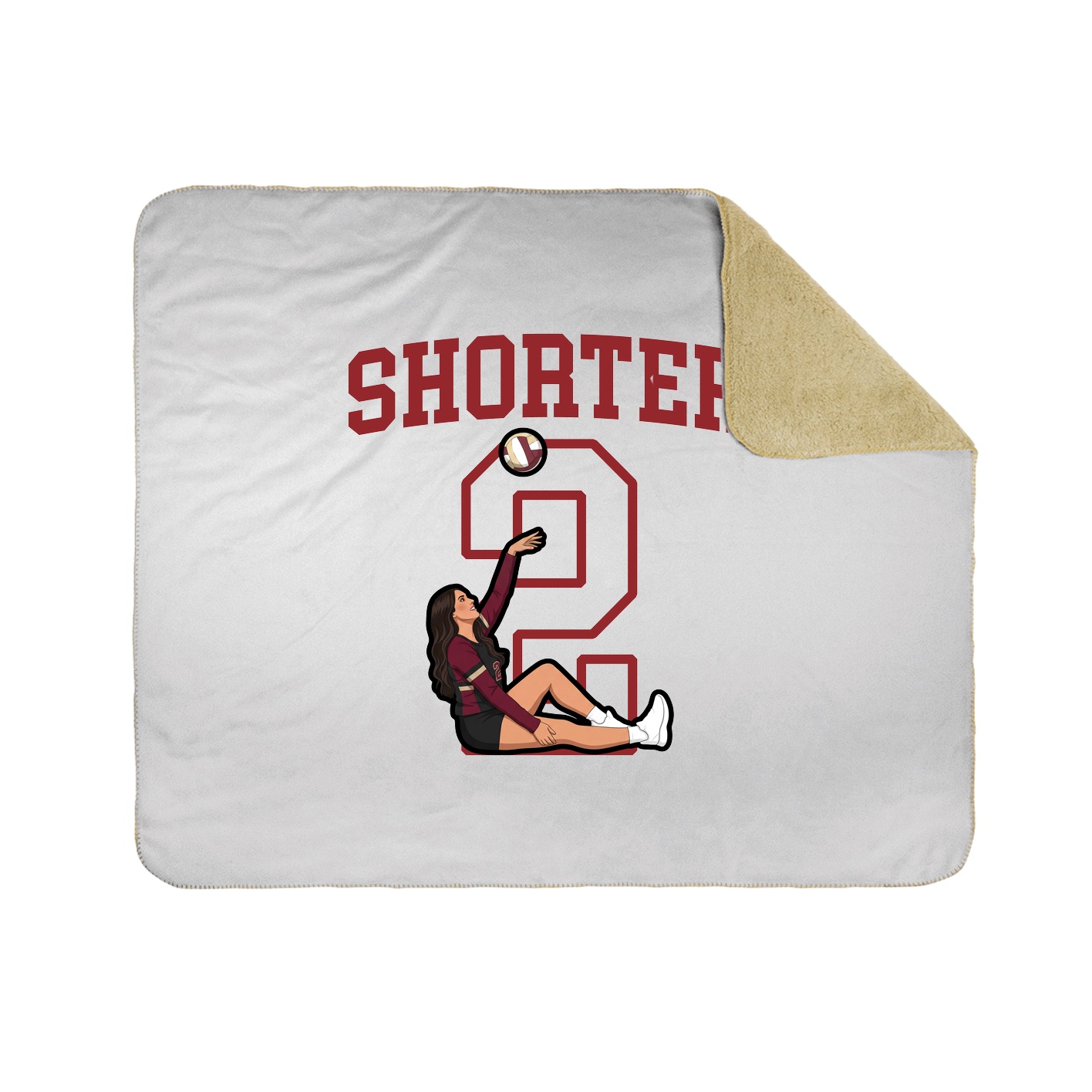 Throw Blanket — Shirsey in White