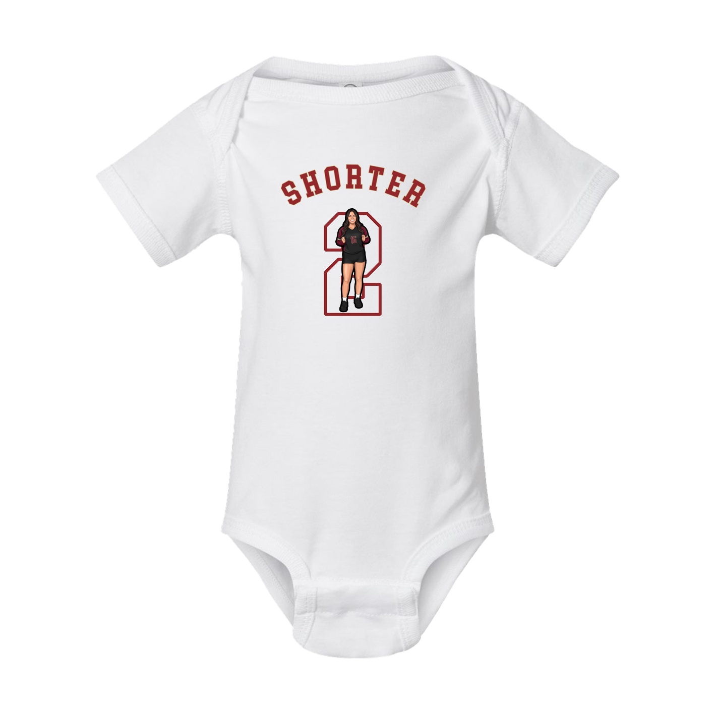 Baby Onesie — Shirsey Arch in White