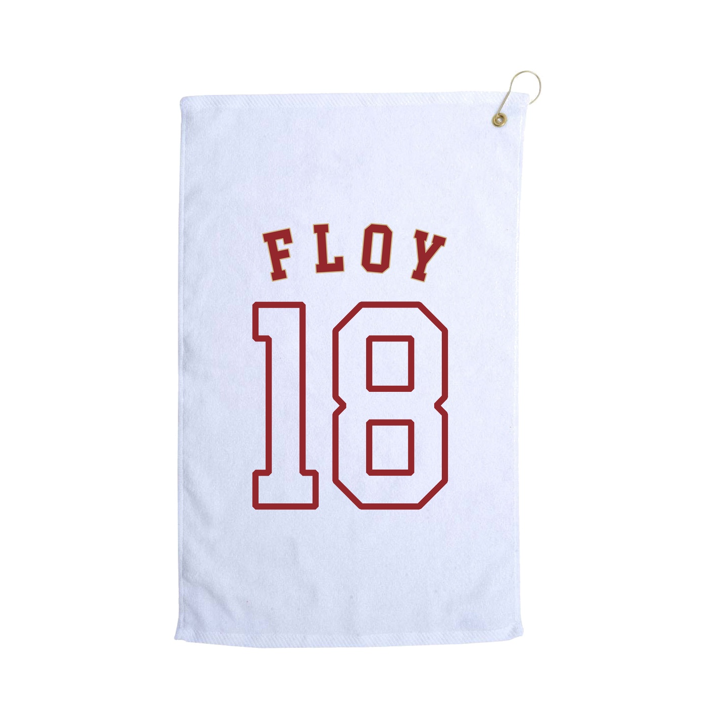 Golf Towel — Shirsey Arch in White