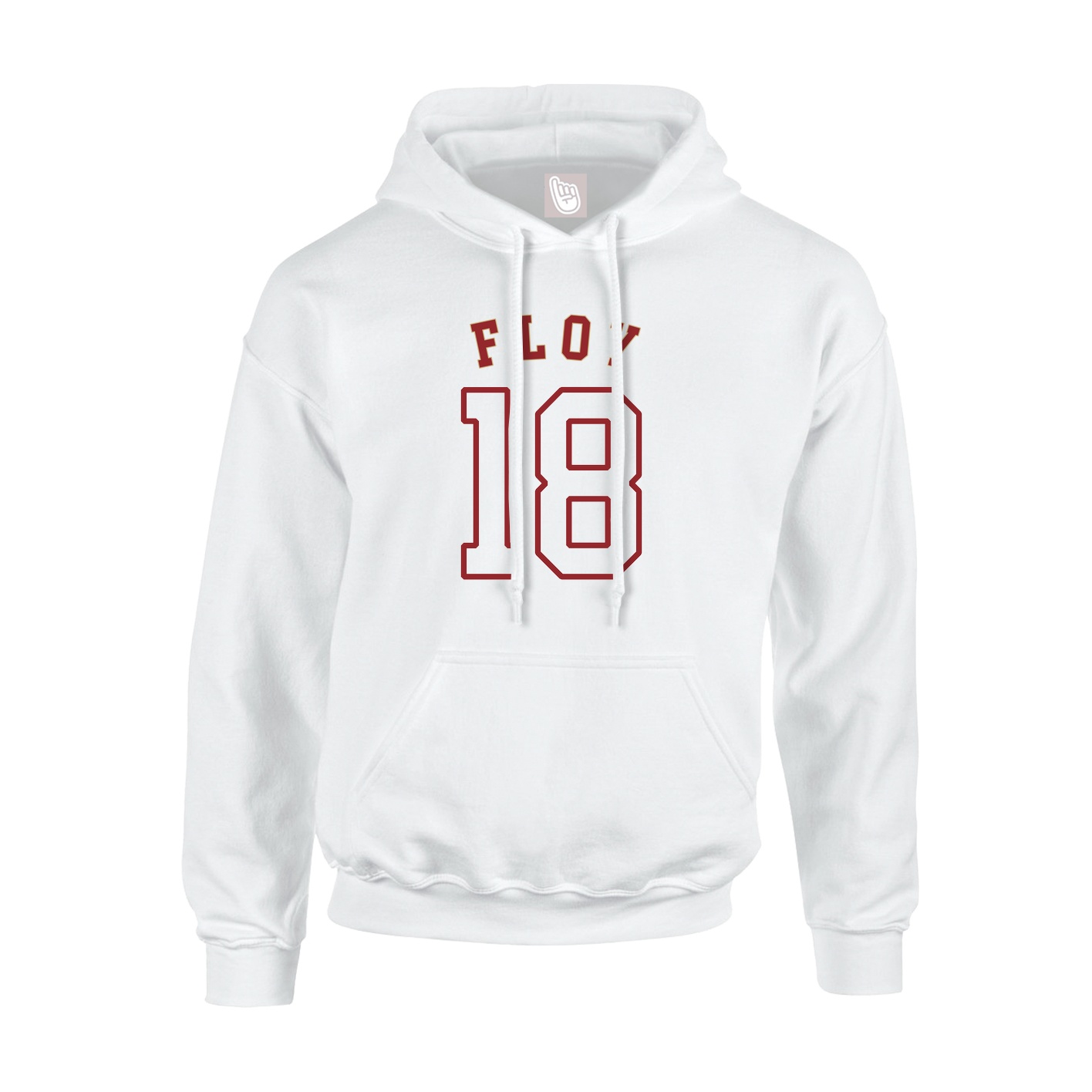 Youth Hoodie — Shirsey Arch in White
